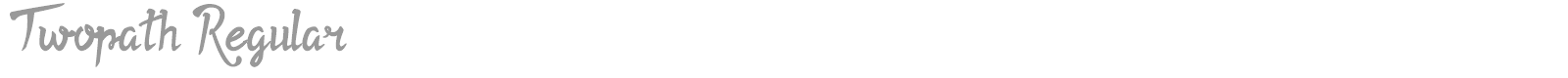 Twopath font preview